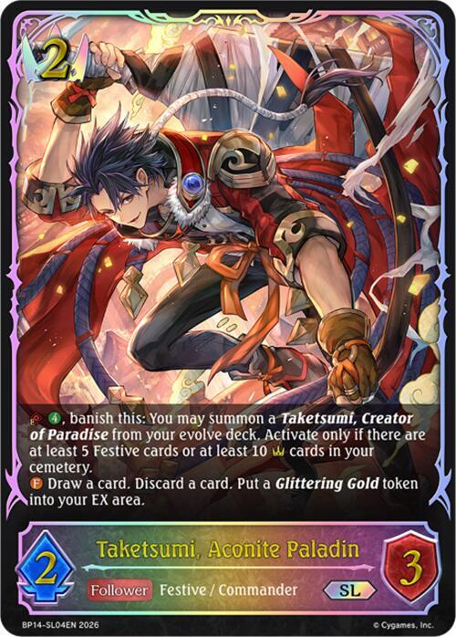 Taketsumi, Aconite Paladin (SL) - BP14: Banquet of Dreams
