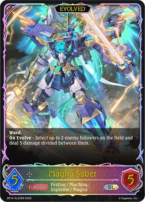 Magna Saber (Evolved) (SL) - BP14: Banquet of Dreams - Shadowverse