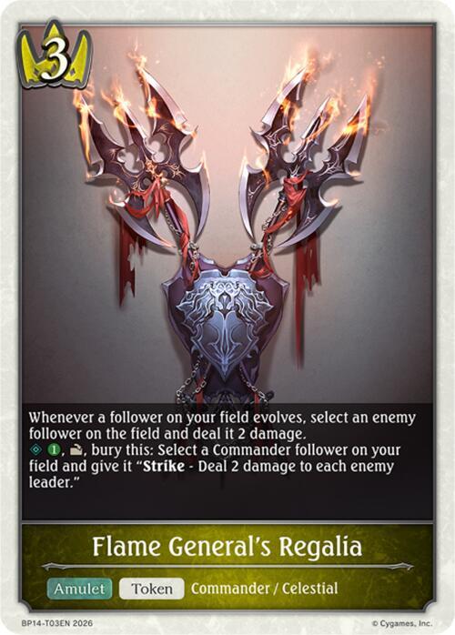 Flame General's Regalia