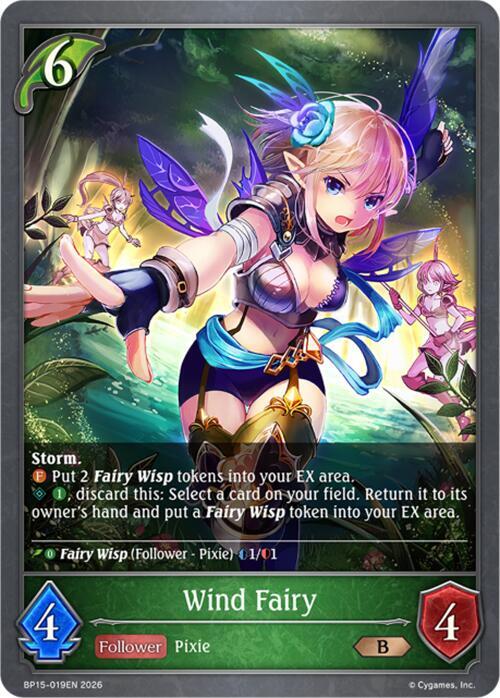 Wind Fairy - BP15: Trial of the Omens - Shadowverse: Evolve