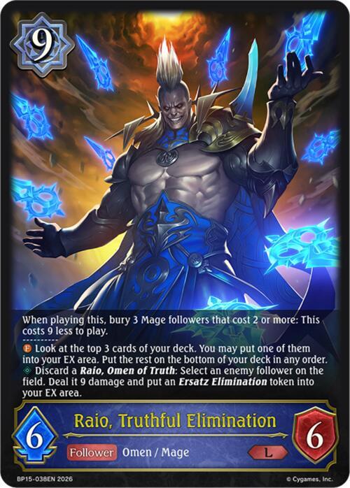 Raio, Truthful Elimination
