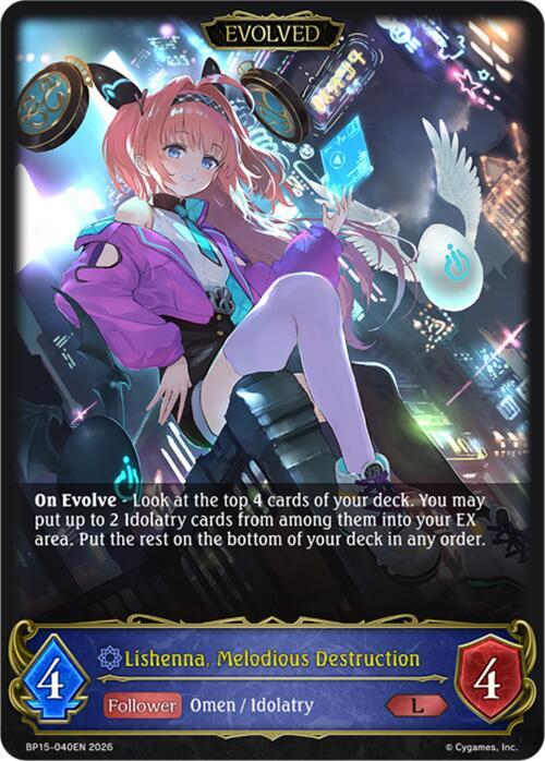 Lishenna, Melodious Destruction (Evolved) - BP15: Trial of the