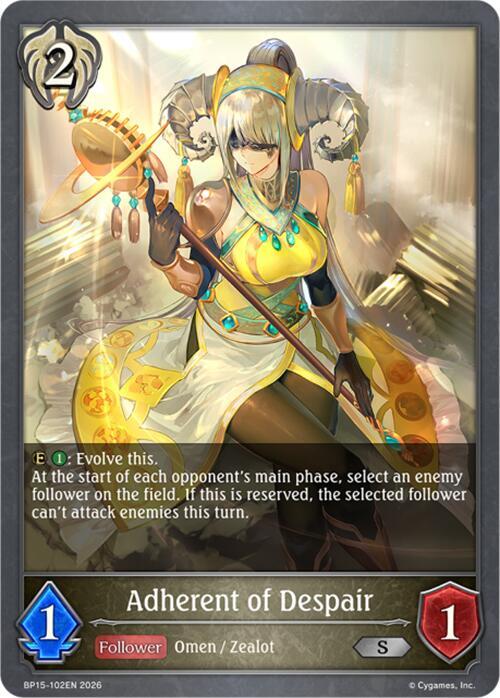 Adherent of Despair - BP15: Trial of the Omens - Shadowverse