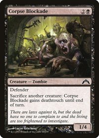 Corpse Blockade - Gatecrash - Magic: The Gathering card