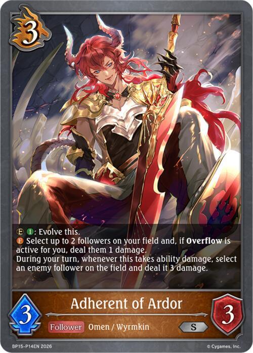 Adherent of Ardor - P14 (Foil) - BP15: Trial of the Omens