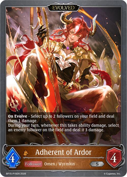 Adherent of Ardor (Evolved) - P15 (Foil) - BP15: Trial of the
