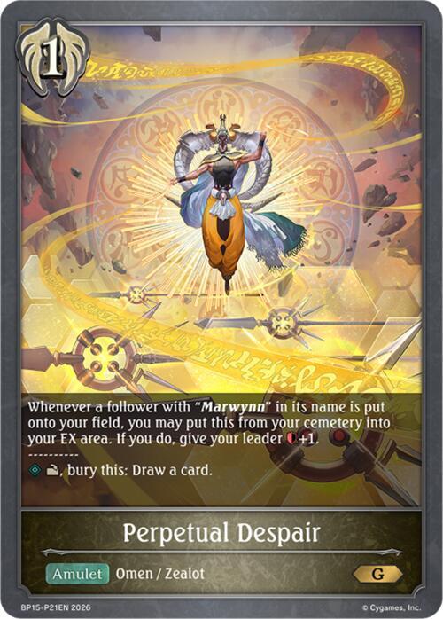 Perpetual Despair - P21 (Foil) - BP15: Trial of the Omens