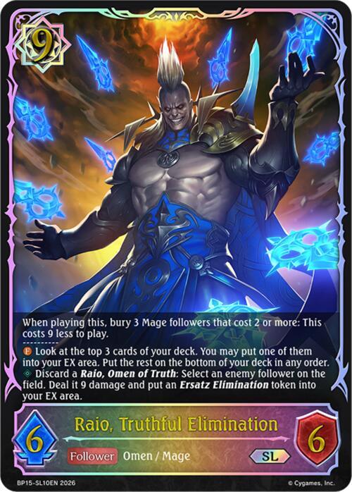 Raio, Truthful Elimination (SL)