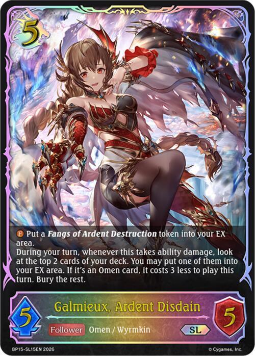 Galmieux, Ardent Disdain (SL) - BP15: Trial of the Omens
