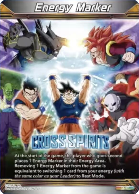 Energy Marker - Cross Spirits (M-27) - Fearsome Rivals - Dragon Ball Super:  Masters