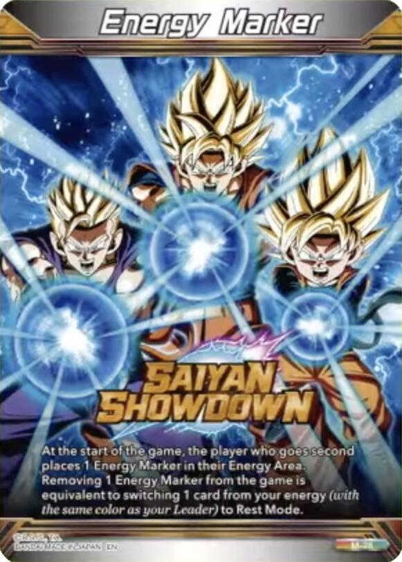 Energy Marker - Saiyan Showdown (M-28) - Fearsome Rivals - Dragon