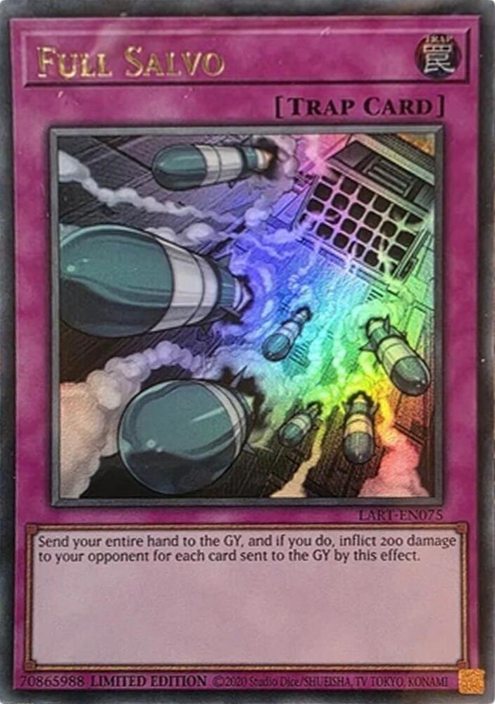 Full Salvo - The Lost Art Promotion - YuGiOh Full Salvo - The Lost Art Promotion - YuGiOh