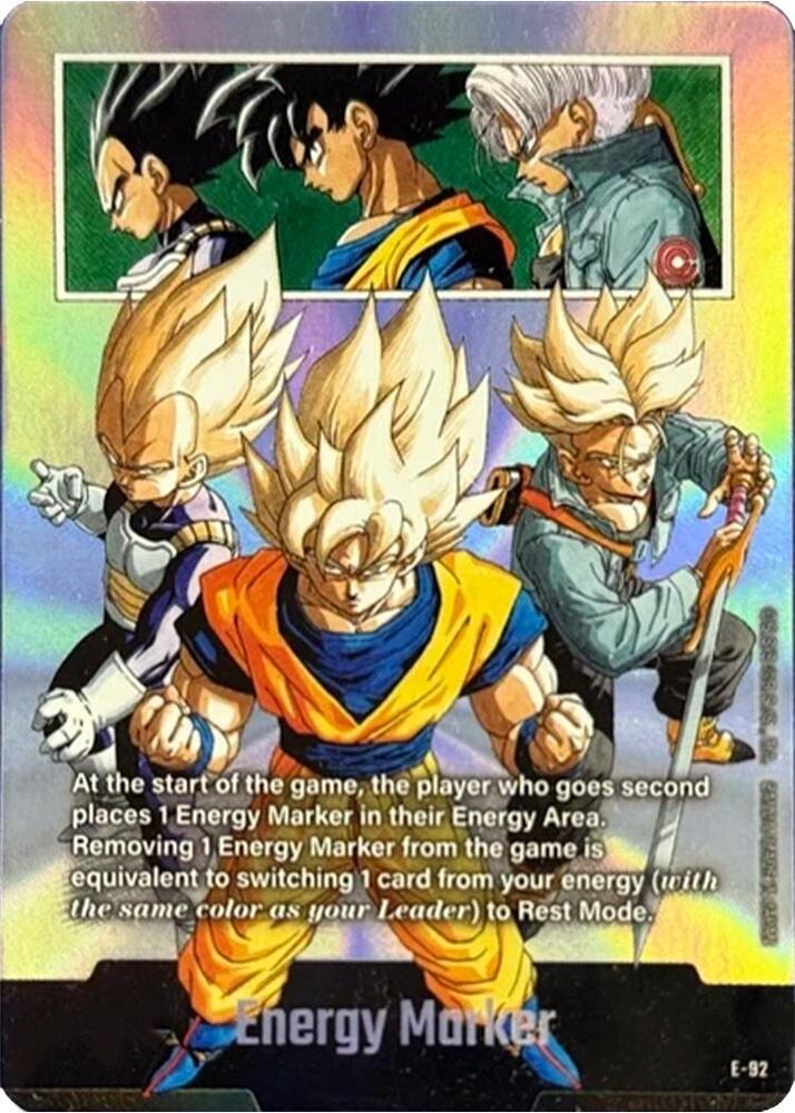 Energy Marker (E-92) - Fusion World Energy Markers - Dragon Ball