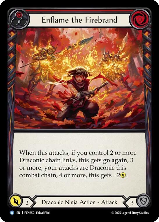 Enflame the Firebrand - Compendium of Rathe - Flesh and Blood TCG