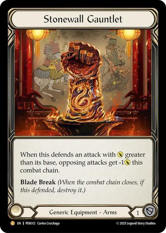 Stonewall Gauntlet - Compendium of Rathe - Flesh and Blood TCG