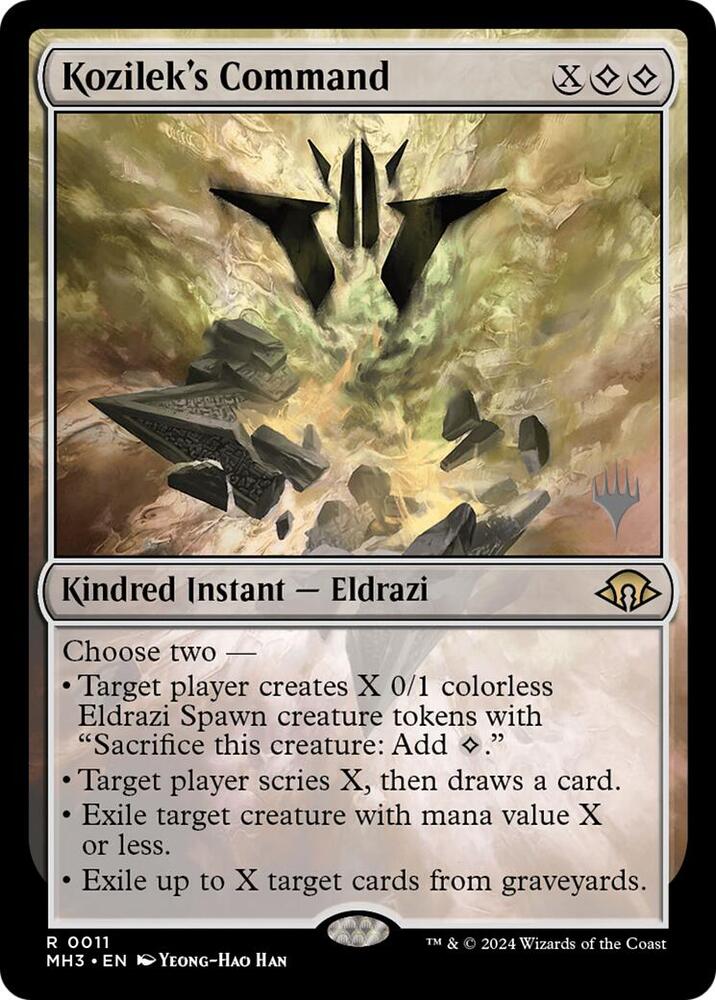 Kozilek's Command 4枚セット Kozilek's Command - Promo Pack: Lorwyn Eclipsed - Magic: The