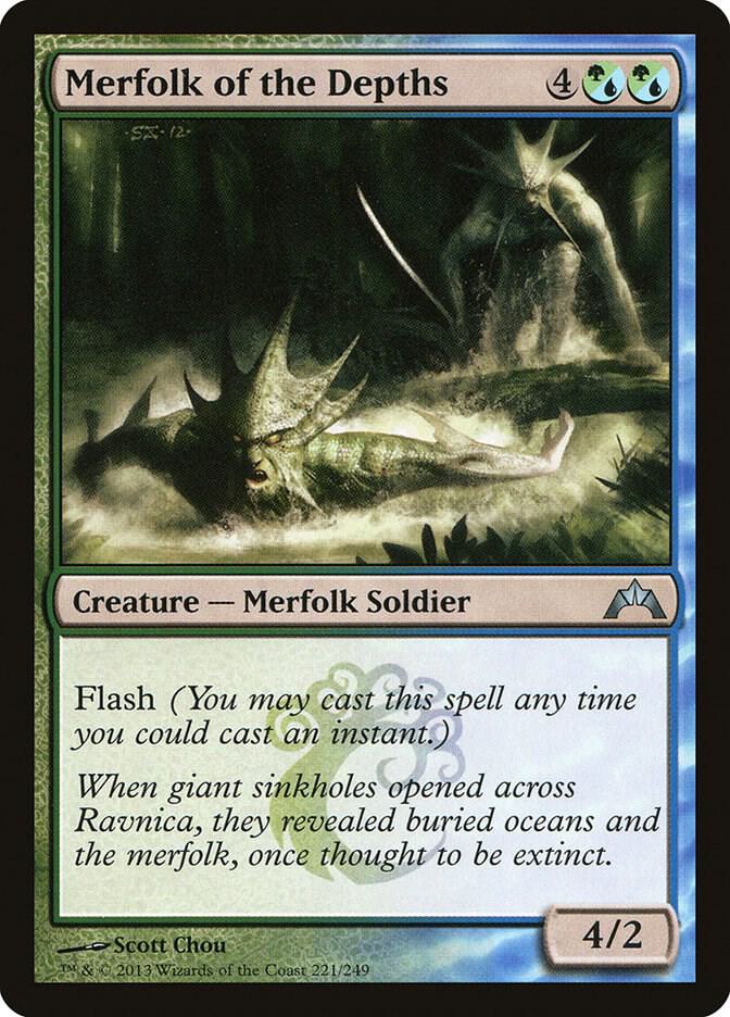 Merfolk of the Depths 221 card