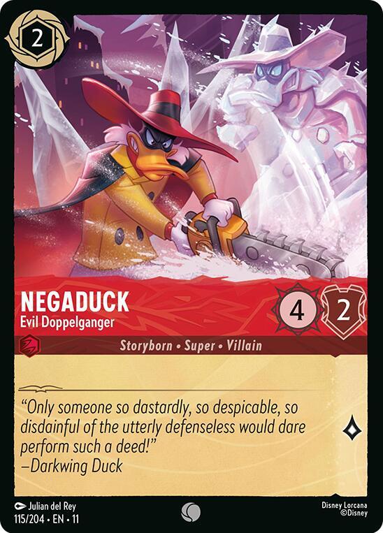 Negaduck - Evil Doppelganger - Winterspell - Disney Lorcana