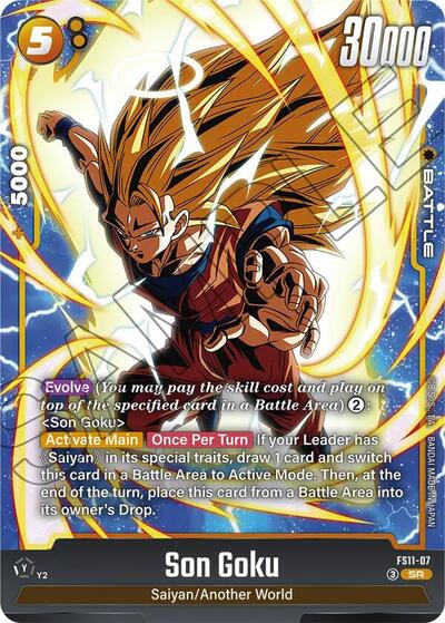 Son Goku - FS11-07 card