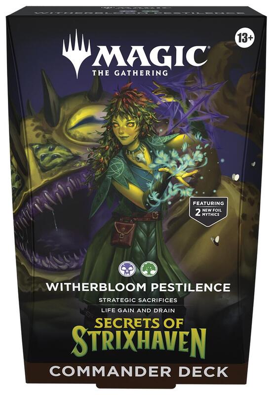 Secrets Of Strixhaven Commander Deck Witherbloom Pestilence