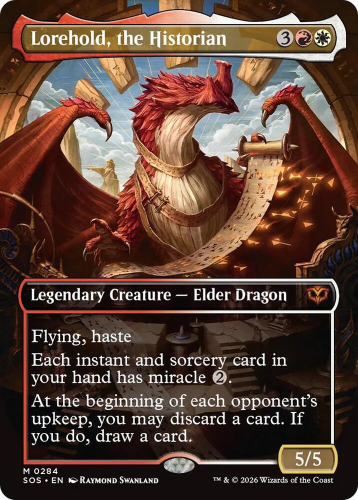 Lorehold, the Historian (Borderless) - Secrets of Strixhaven