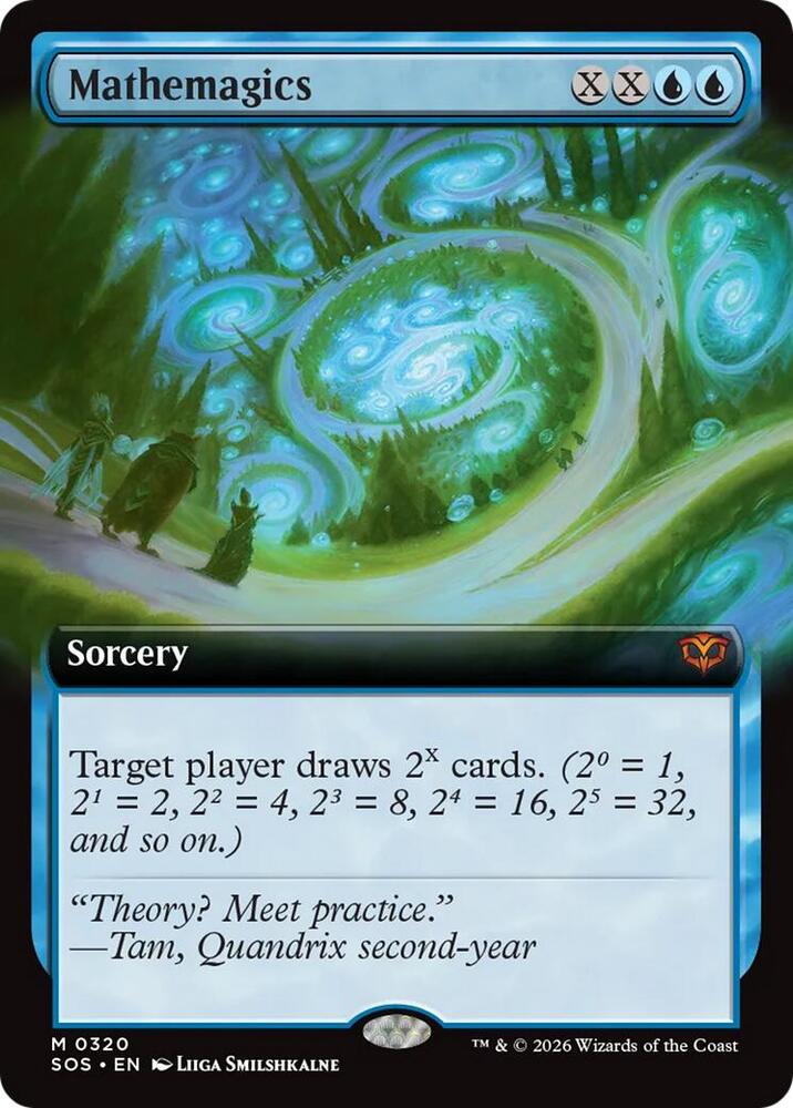 Mathemagics (Extended Art) - Secrets of Strixhaven - Magic: The