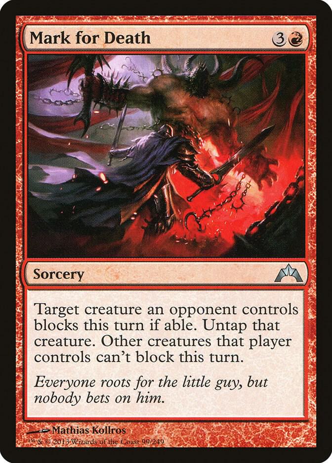 Mark for Death 99 card