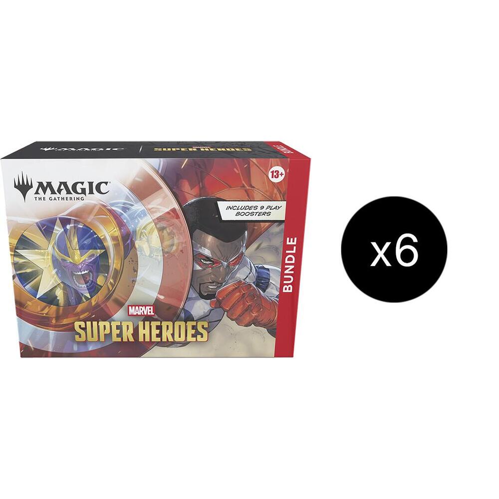 Marvel Super Heroes - Bundle Case - Premium Magic: The Gathering Trading Cards and Booster Packs
