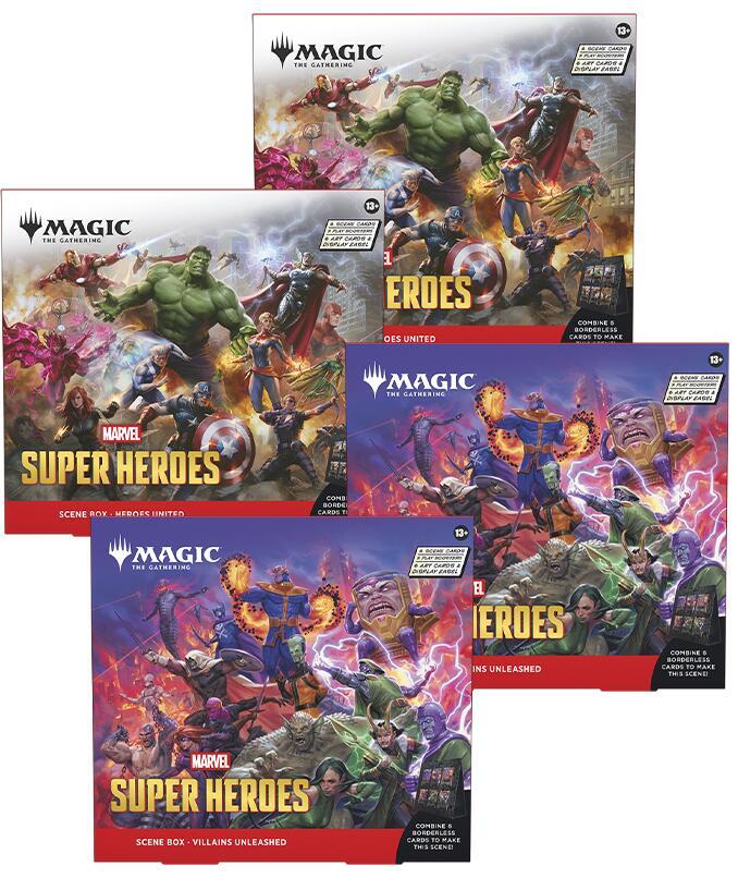 Marvel Super Heroes Scene Box Case - Marvel Super Heroes - Magic