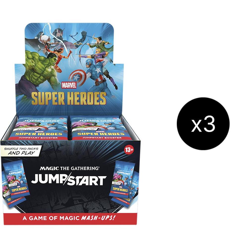 Marvel Super Heroes - Jumpstart Booster Display Case - Best Selling Magic: The Gathering Trading Cards and Collectibles