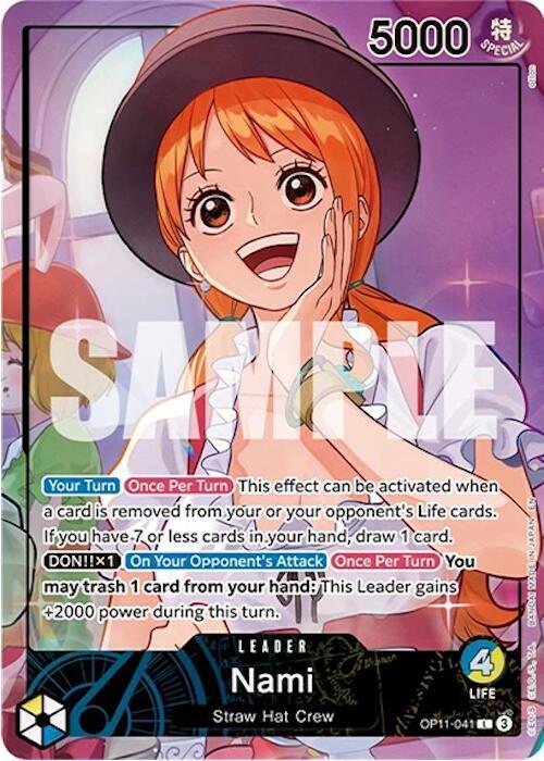 Nami (Whole Cake Island Arc) - One Piece Promotion Cards - One