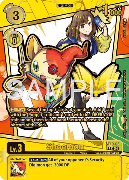 Shoemon (Rare Pull) - Dawn of Liberator - Digimon Card Game