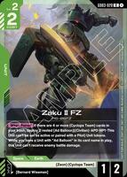 Zaku II FZ (GD03 Release Event) - Gundam Promotional Cards