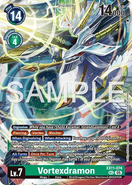 Vortexdramon - Dawn of Liberator - Digimon Card Game - TCGplayer.com