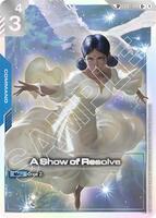 PSA10 覚悟の表れ A SHOW OF RESOLVE ガンダムカード A Show of Resolve (SP) (U+) - Steel Requiem - Gundam Card Game