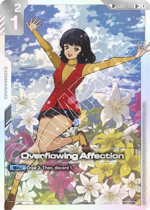 Overflowing Affection (SP) (U+) - Steel Requiem - Gundam Card Game