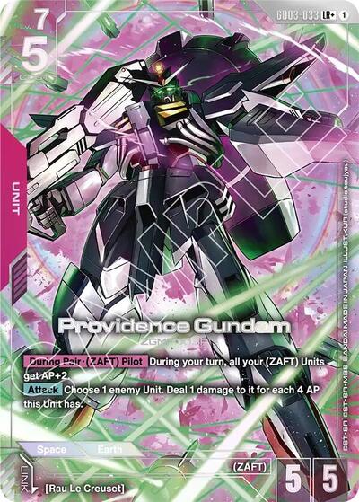 Providence Gundam (LR+) card