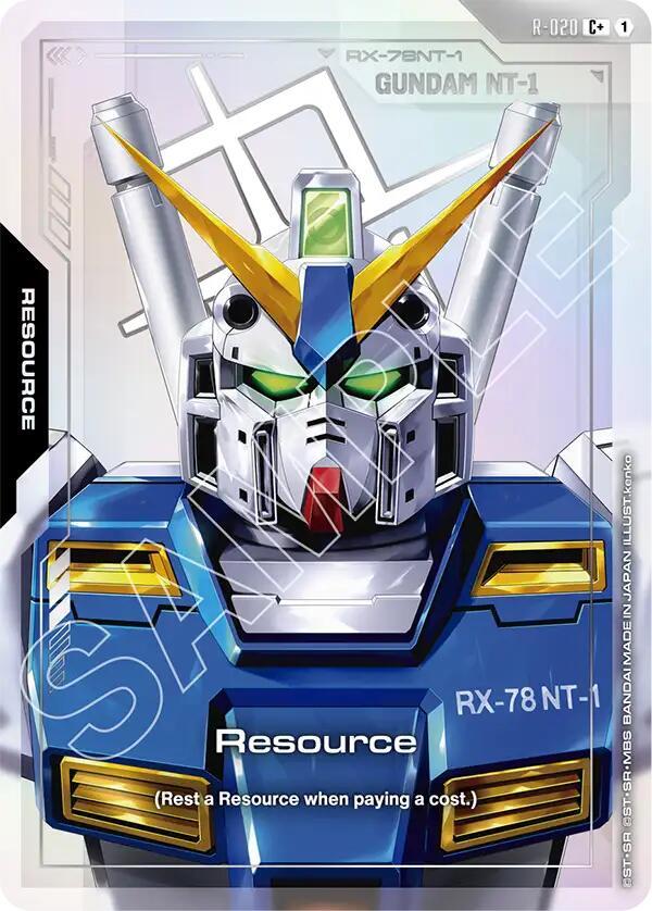 Resource (R-020) (C+) - Steel Requiem - Gundam Card Game