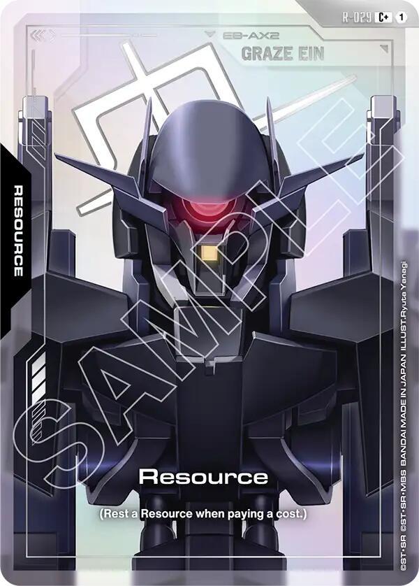 Resource (R-029) (C+) - Steel Requiem - Gundam Card Game