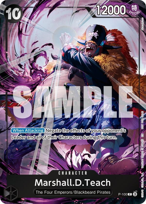 Marshall.D.Teach (Event Pack Vol. 8) - One Piece Promotion Cards