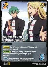 Students of Tung Fu Rue - UniVersus Challenger Series: The King of Fighters XV trading card