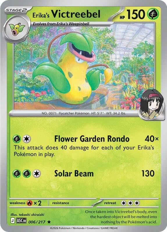 Erika's Victreebel 006/217 from ME: Ascended Heroes