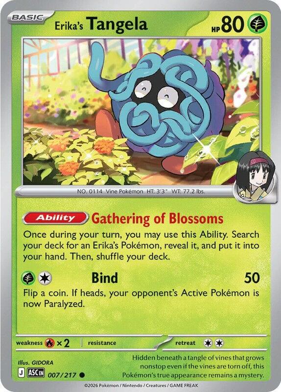 Erika's Tangela 007/217 from ME: Ascended Heroes
