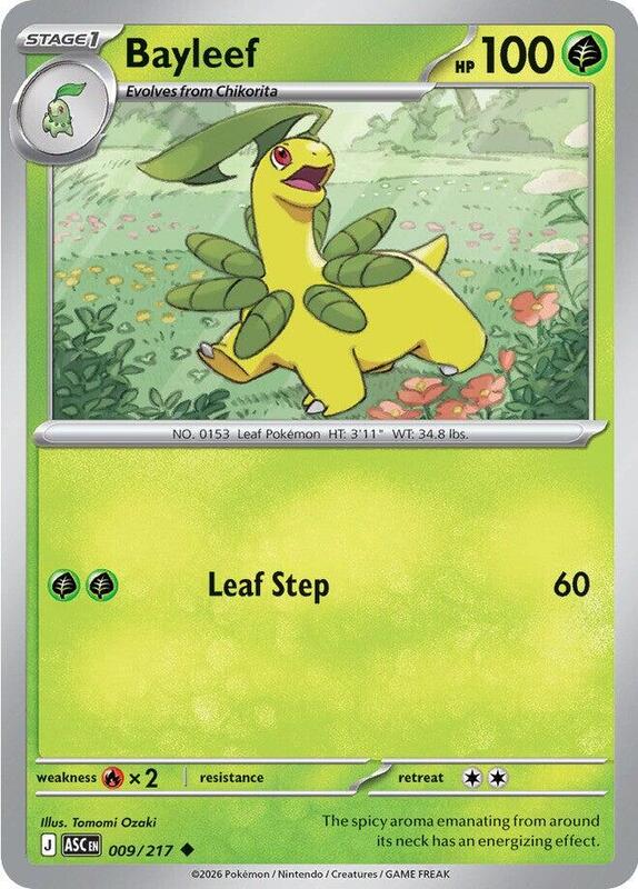 Bayleef 009/217 from ME: Ascended Heroes