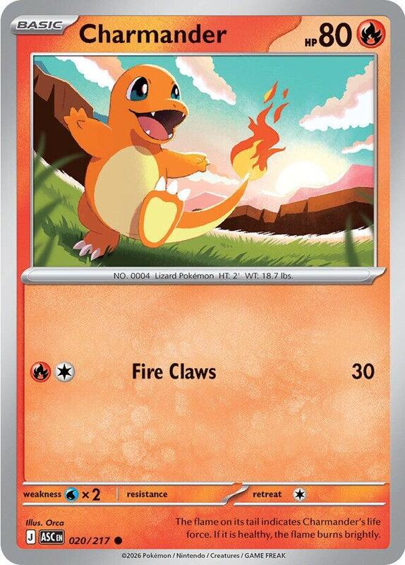 Charmander 020/217 from ME: Ascended Heroes