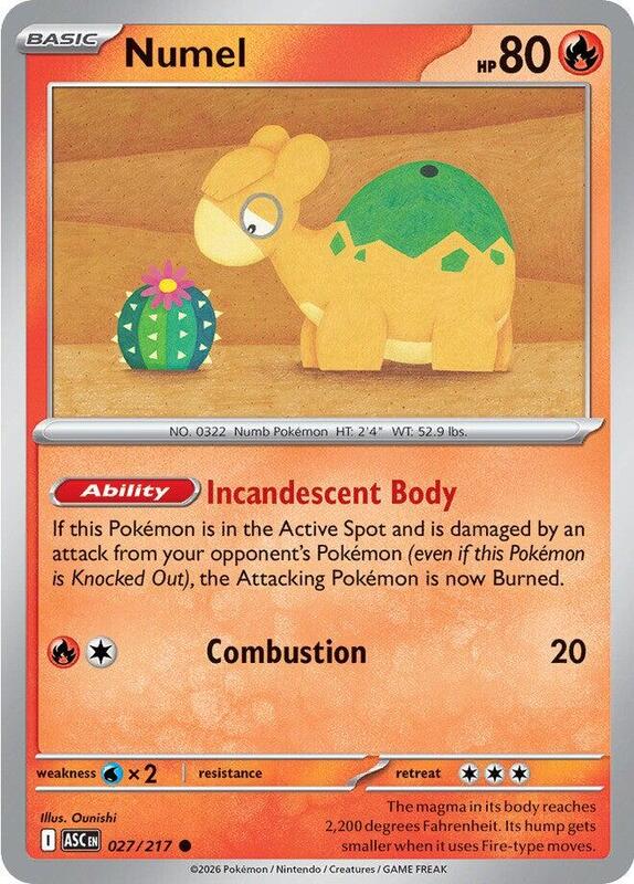 Numel 027/217 from ME: Ascended Heroes