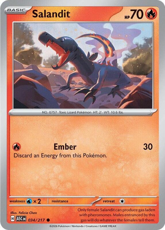 Salandit 034/217 from ME: Ascended Heroes