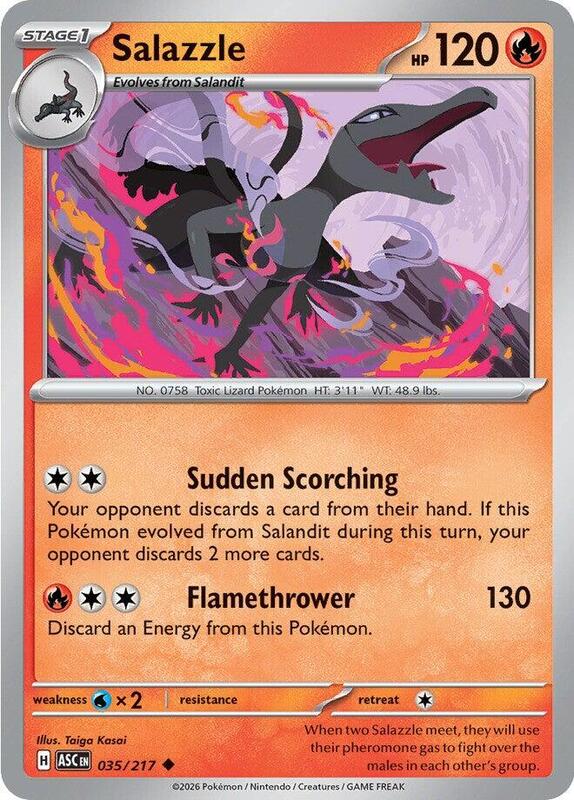 Salazzle 035/217 from ME: Ascended Heroes