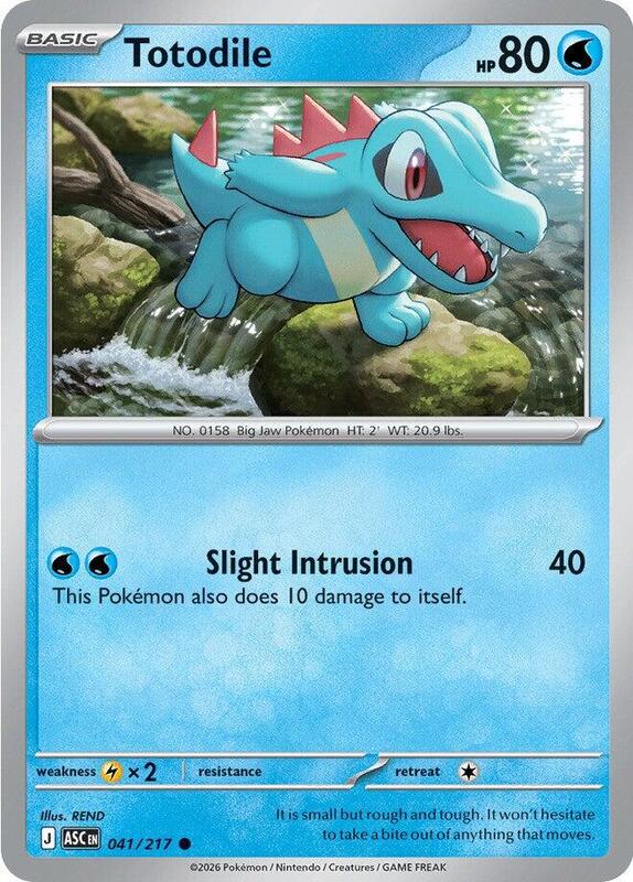 Totodile 041/217 from ME: Ascended Heroes