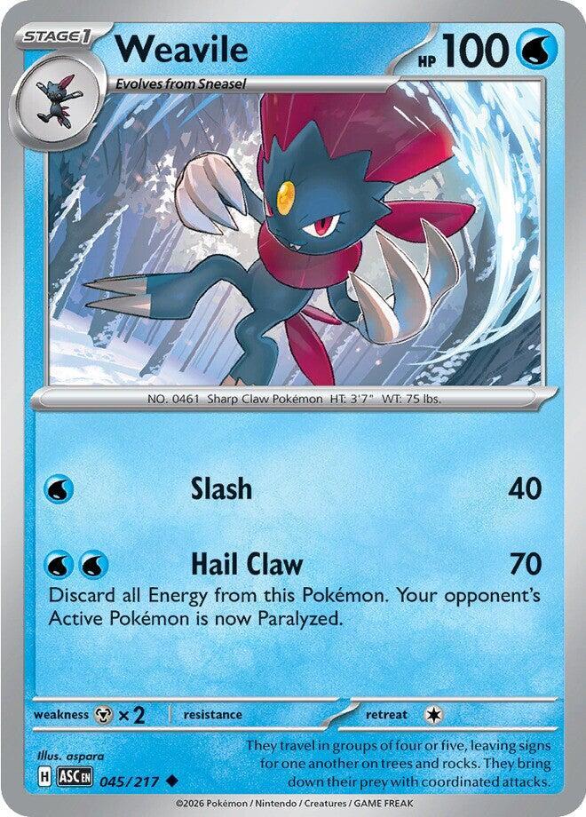 Weavile - 045/217 045/217